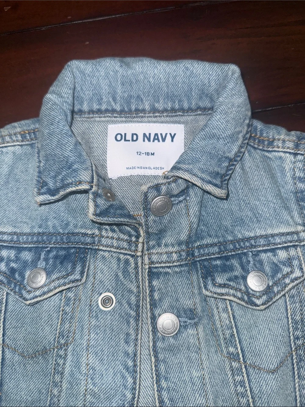 Old Navy Light Wash Denim Jacket for Kids